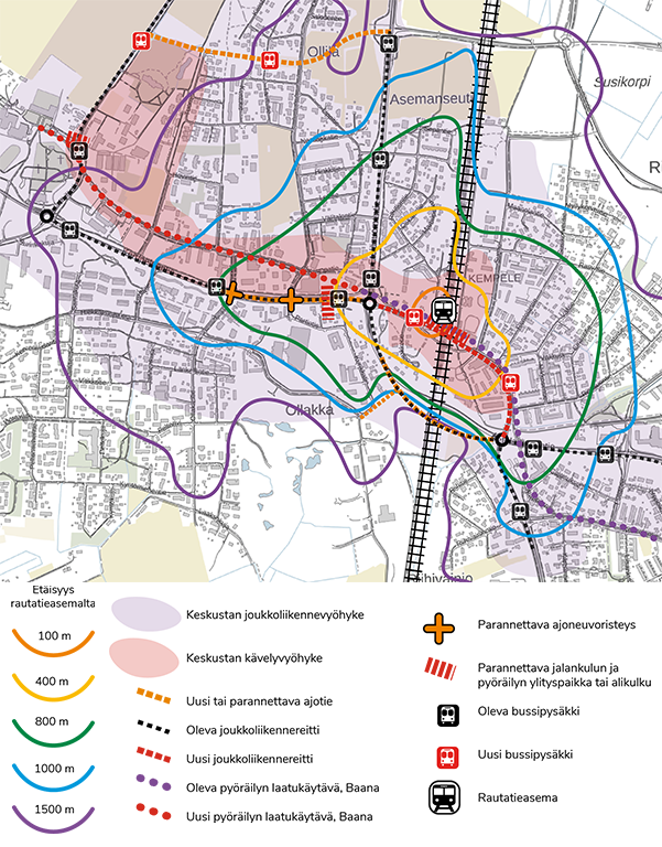 Liikennejärjestelmän tavoitetila kartalla
